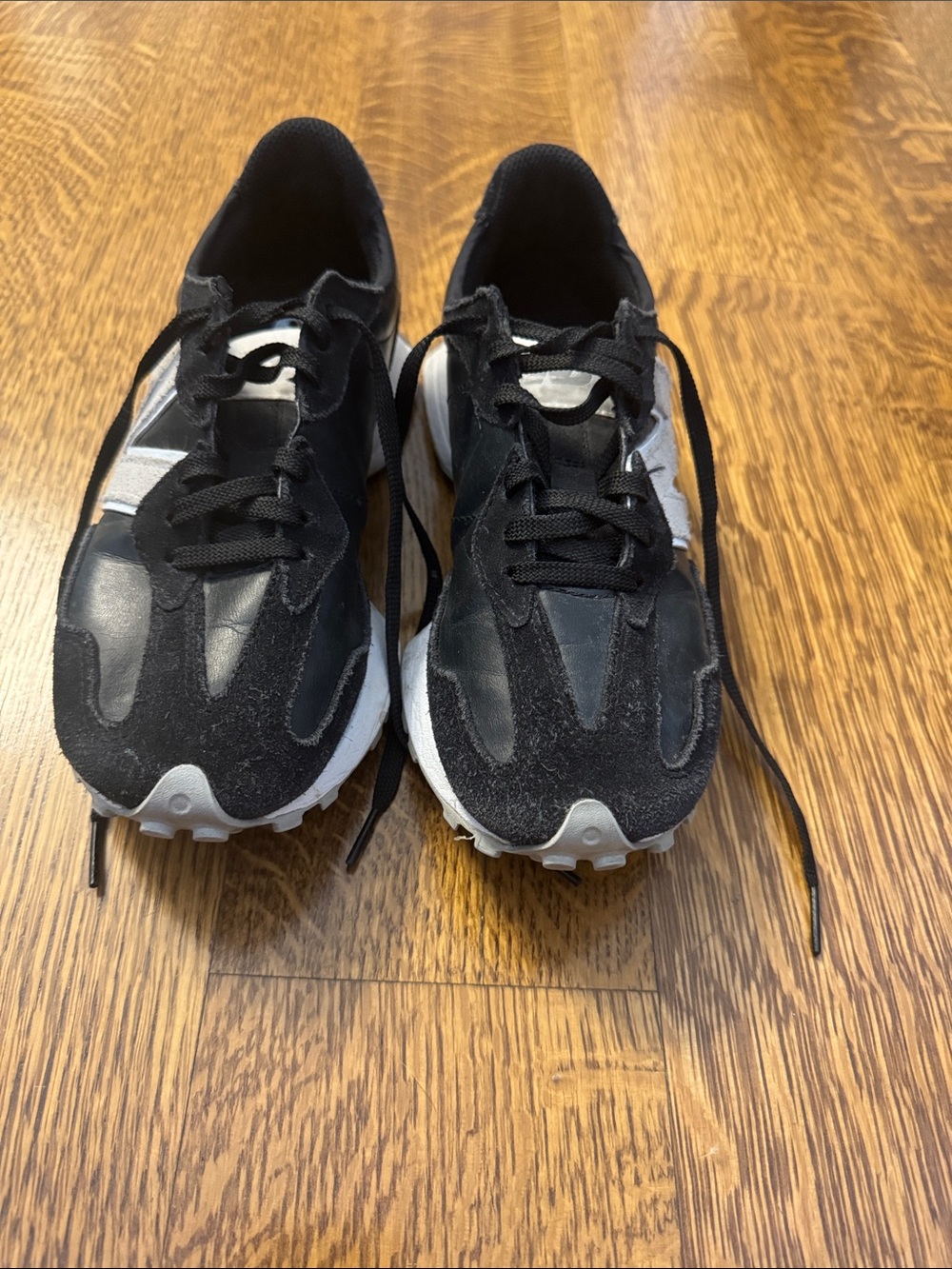 New Balance Black and White Kids Sneakers